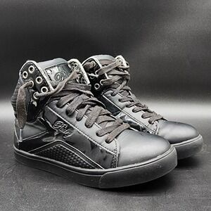 Pastry Pop Tart High Top Dance Sneakers Womens 5.5M Black PA153105 Streetwear